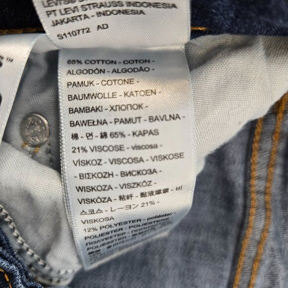 Levi's High Rise 726 Flare Jeans Size 31 - Picture 6 of 6